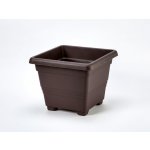 Plastia Květináč Begonia 50x50 cm čokoláda – Sleviste.cz