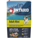 Ontario Adult Mini 7 Fish & Rice 2,25 kg – Hledejceny.cz