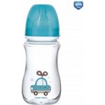 Canpol babies láhev se širokým hrdlem Exotic Animals 35/221 BLU 240 ml – Sleviste.cz