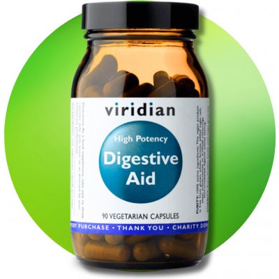 Viridian High Potency Digestive Aid 90 kapslí – Hledejceny.cz