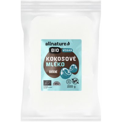 Allnature Kokosové mléko sušené BIO 10 x 200 g – Sleviste.cz