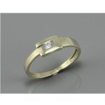 Zlatnictví U Kostela Hezký design dámského zlatého prstenu 2039 – Zbozi.Blesk.cz