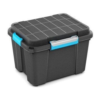 KIS Plastový úložný box - Scuba Box M 43 L modré zavírání