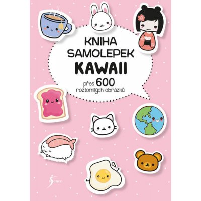 Kniha samolepek: Kawaii, Brožovaná