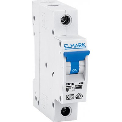 Elmark MCB C61N 16A 1P 6kA B – Zboží Mobilmania