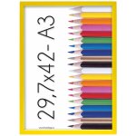 Tradag Rámeček Polaris žlutý 29,7x42 - A3 – Zboží Živě