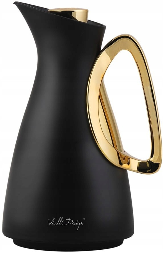 Vialli Design termoska Alessia černá zlatá 1 l
