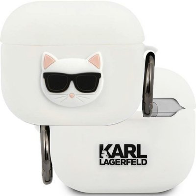Karl Lagerfeld Apple AirPods 3 cover Silicone Choupette KLACA3SILCHWH – Zboží Živě