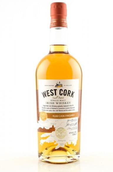 West Cork Single Malt Rum Cask Finish 12y 43% 0,7 l (holá láhev)