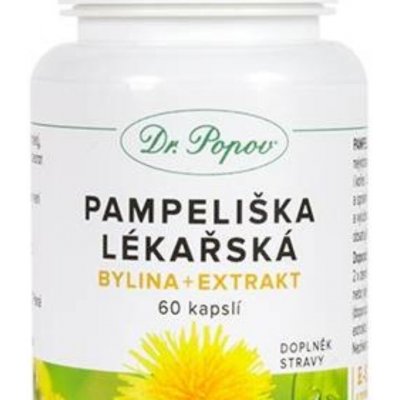 Dr.Popov Pampeliška lékařská kapsle 60 kusů 36 g – Hledejceny.cz