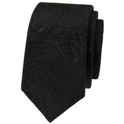 Avantgard Kravata Slim Lux 571-22615 černá – Zboží Mobilmania