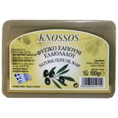 Knossos přírodní olivové mýdlo zelené 100 g – Zboží Mobilmania