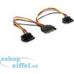 Gembird SATA napájecí na 2x SATA 90°, rozdvojka, 15cm - KAB051807 – Hledejceny.cz