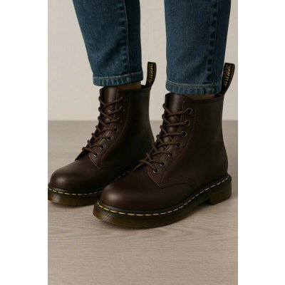 Dr. Martens kotníkové boty 1460 GAUCHO CRAZY HORSE hnědá – Sleviste.cz