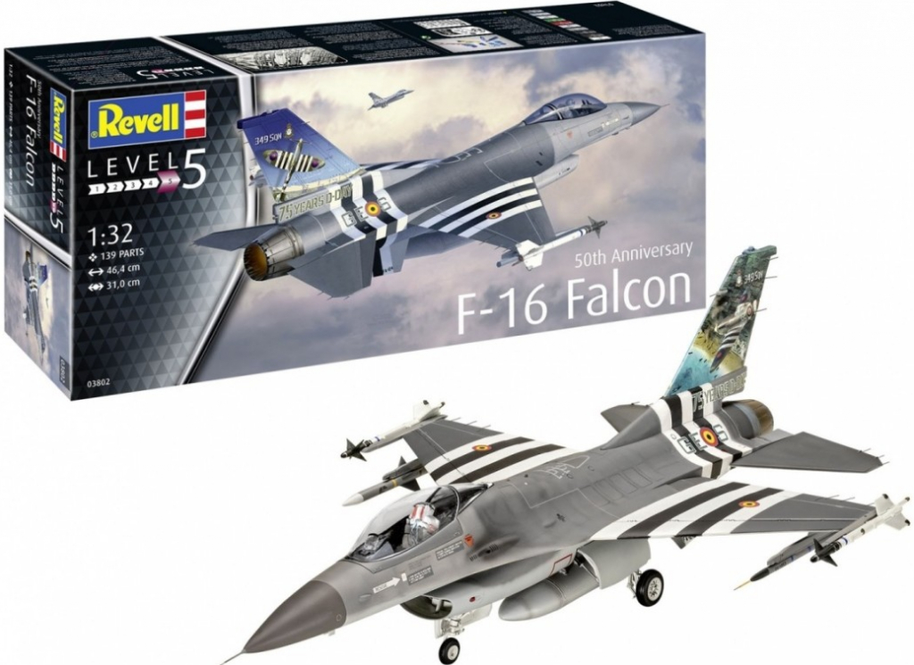 Revell 50th Anniversary F-16 Falcon 03802 1:32