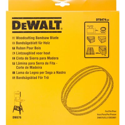 DeWALT DT8474 pilový pás pro DW739 na dřevo a plasty přímý řez 20mm – Zboží Mobilmania