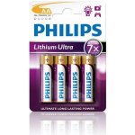 Philips Ultra Lithium AA 4ks FR6LB4A/10 – Zboží Mobilmania