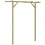 Dřevěná pergola VidaXL oblouk 11 cm – Hledejceny.cz