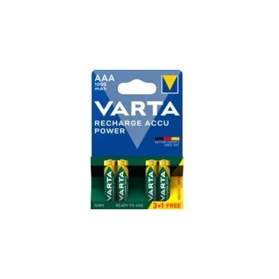 VARTA Power AAA 1000 mAh 4ks 5703301494 – Zboží Mobilmania