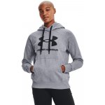 Under Armour Rival Fleece Logo hoodie šedá – Zboží Mobilmania