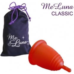 MeLuna Classic Menstrual Cup menstruační kalíšek velikost M červený