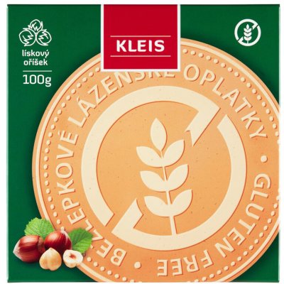 Kleis Lázeňské oplatky oříškové bez lepku 100 g – Zboží Dáma