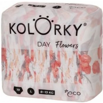 Kolorky Daily L Květiny 19 ks