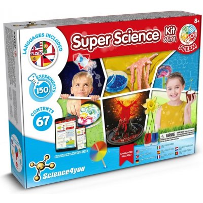 6 in 1 Super Science Kit I. Vzdělávací hra pro děti Vícebarevná – Hledejceny.cz