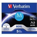 Verbatim BD-R 100GB 4x, printable, jewel, 5ks (43834)