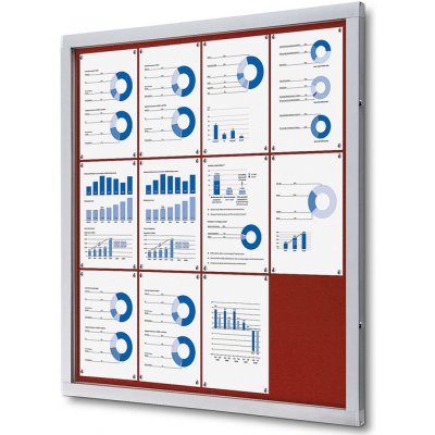 Jansen Display informační vitrína 12 x A4 – Zboží Mobilmania