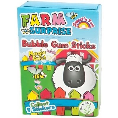 Sweet&Fun Farm Surprise - žvýkačky v krabičce, 28g – Hledejceny.cz