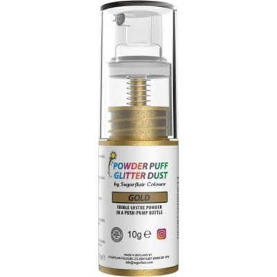 Třpytky v rozprašovači gold 10g - Sugarflair – Zbozi.Blesk.cz