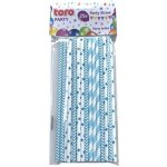 Toro Party brčka papírová světle modrá 19,7 cm 25 ks – Zboží Dáma