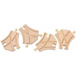 Maxim Dřevěná symetrická výhybka 4ks – Zboží Dáma