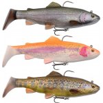 SAVAGE GEAR 4D Trout Rattle Shad 12,5cm 35g Golden Albino – Zboží Mobilmania