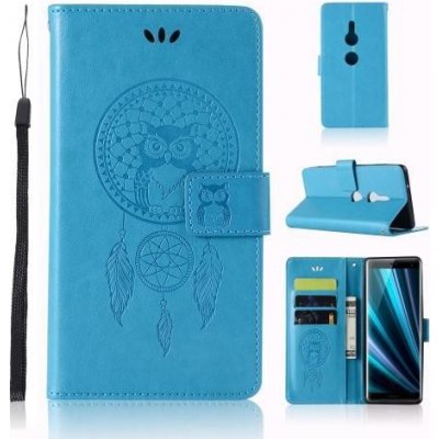 Pouzdro Dream PU kožené peněženkové Sony Xperia XZ3 - modré – Zboží Mobilmania