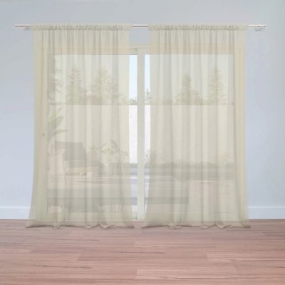 Záclony Písková: 2 ks - 150x250 cm - Sablio – Hledejceny.cz