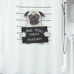 Spirella BAD Dog motiv pes bílý 180 x 200 cm – Hledejceny.cz