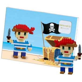 BRIXIES Postcard Pirate