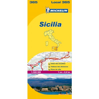 Michelin vydavatelství mapa Sicilia (Sicílie) 1:200 t. – Hledejceny.cz