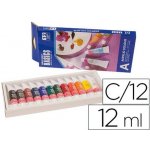 Barvy olejové sada 12 barev 12 ml – Zboží Mobilmania