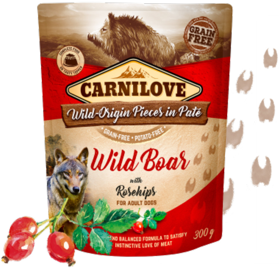 Carnilove Paté Wild Boar & Rosehips 300 g