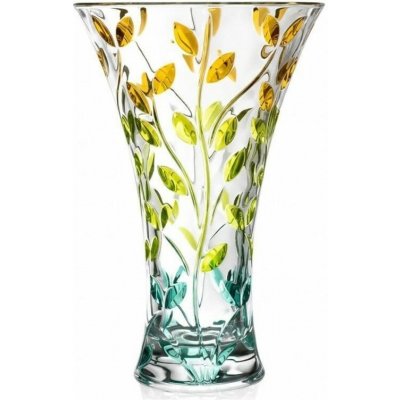 BOHEMIA PRESTIGE KŘISTÁLOVÁ VÁZE RCR LAURUS SUMMER 300MM – Hledejceny.cz