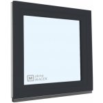 KNIPPING Plastové okno - 70 AD, 1200x1200 mm, OS, antracit Otevírání: levé, Sklo: čiré, Barva, imitace: antracit/bílá (jednostranně) – HobbyKompas.cz