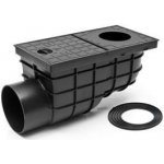 Likov Lapač střešních splavenin GRS 80 - 125 mm s bočním odtokem DN110 černý – Hledejceny.cz