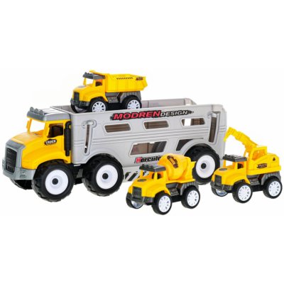 M.T. Auto nákladní na setrvačník a 3 stavební vozidla na zpětný chod | Zboží Auto