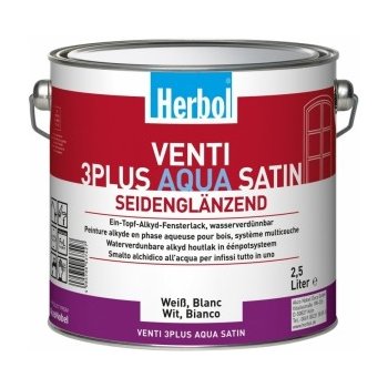 Herbol Venti 3 plus satin 2,5 l Bílá