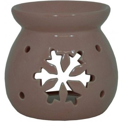 Goba vánoční Aroma lampa růžová vločka velká – Zboží Dáma