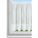 Eva Minge KRÁTKÁ ZÁCLONA NA PÁSCE EVA MINGE ROSES11 150X90 CM BÍLÁ – Hledejceny.cz