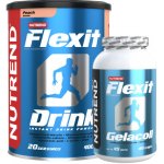 Nutrend Flexit Drink 400 g Broskev + Nutrend Flexit Gelacoll 180 kapslí – Hledejceny.cz